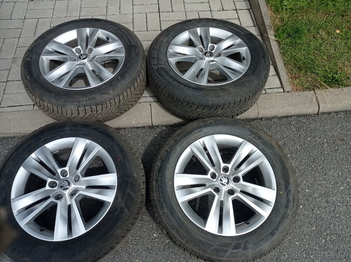 Zánovní CELOROCNI 17" al MYTIKAS ORIGINAL SKODA KODIAQ 24
