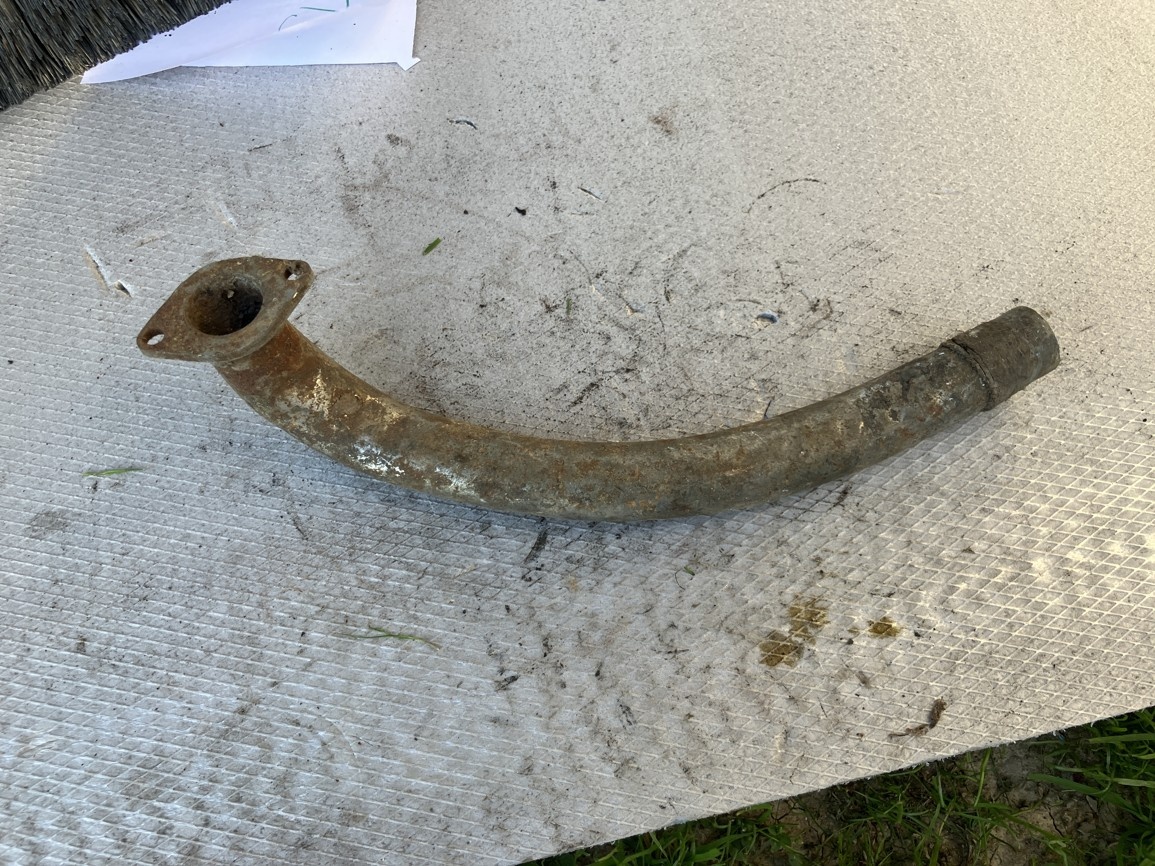 jawa pionýr koleno výfuku