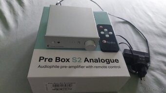 předzesilovač, Pro-Ject Pre Box S2 Analogue, stříbrný