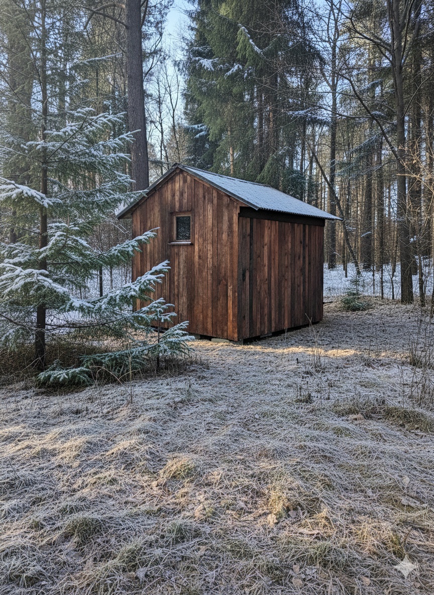 Chatička na přespání (zateplená)