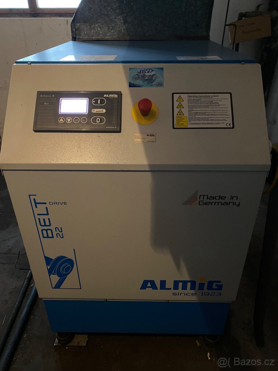 ŠROUBOVÝ KOMPRESOR ALMIG BELT