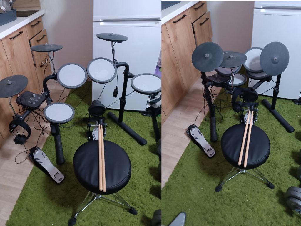 Elektrické bubny + vybavení