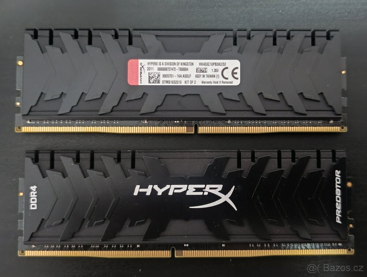 HyperX Predator 32GB (2x16GB) DDR4 3333