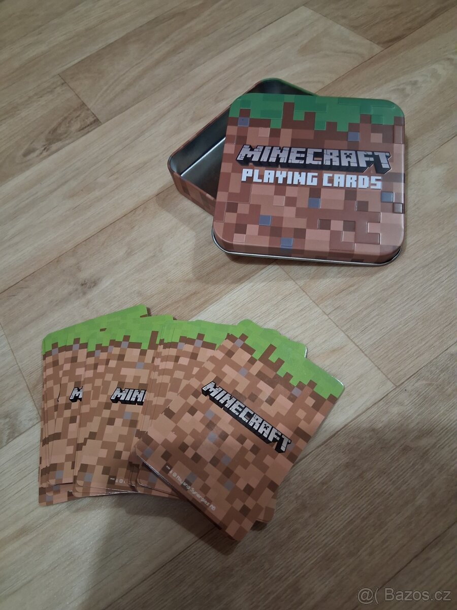 Minecraft hrací karty
