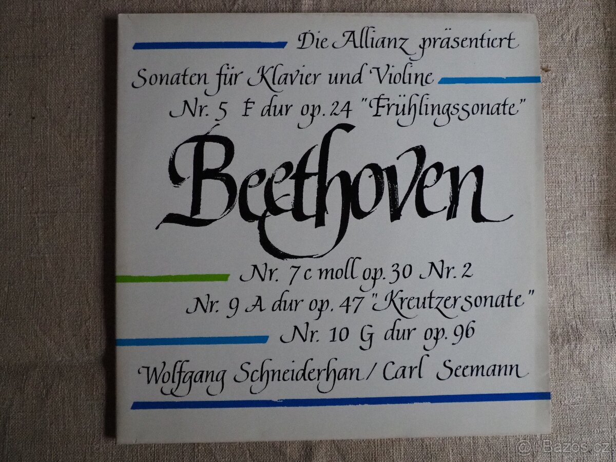 2 LP Beethoven Sonata pro klavír a housle