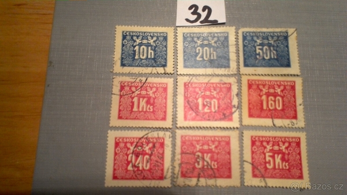 poštovní známkyč.32