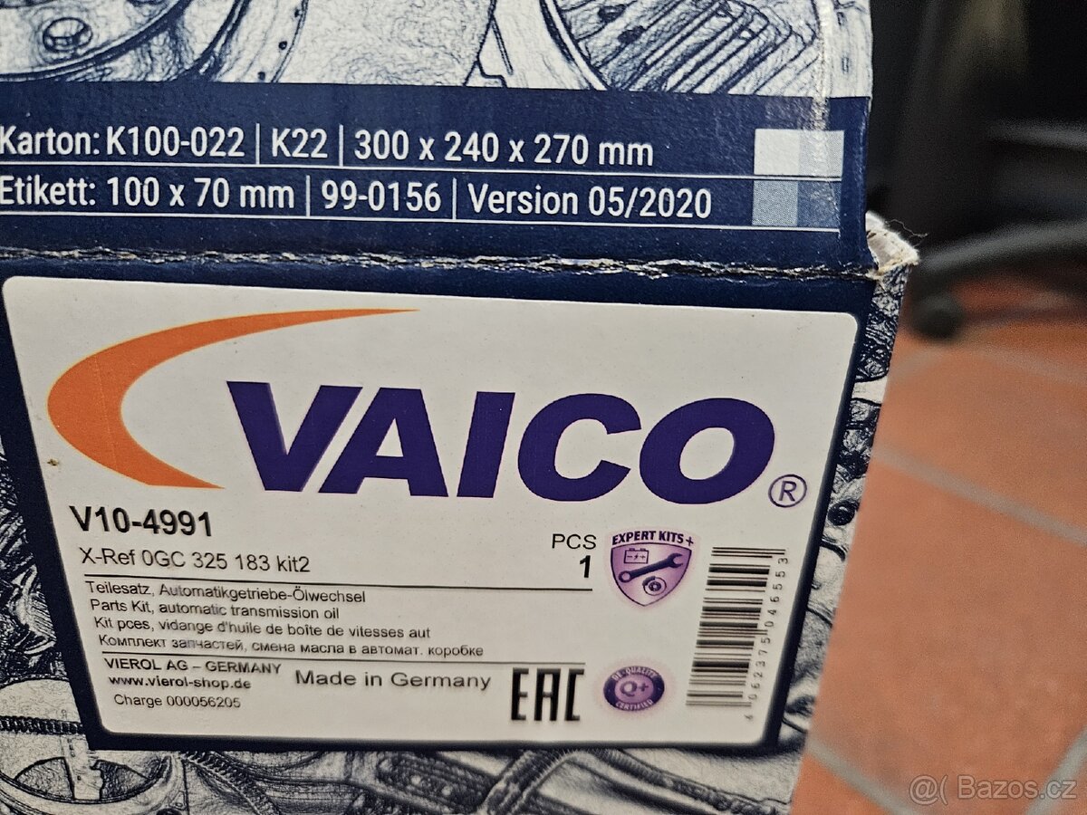 Filtr s olejem, výměna v DSG převodovce