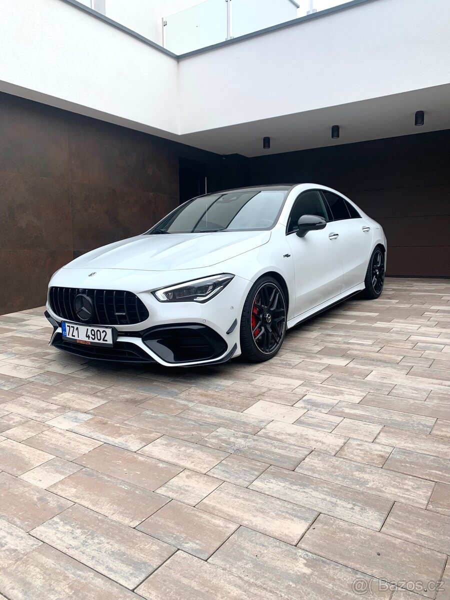 Mercedes Benz CLA 45s AMG, 4MATIC+Akrapovič výfuk 316kW, DPH