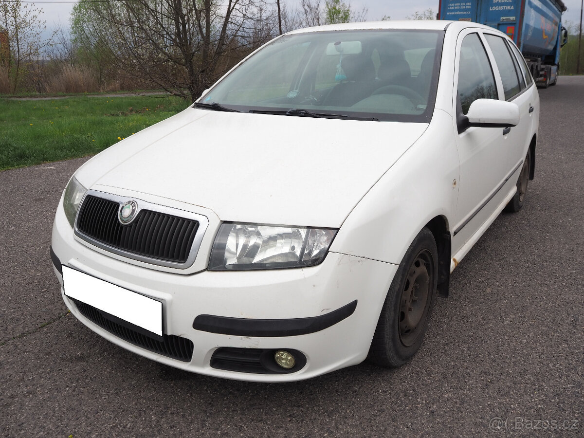 Škoda Fabia 1.9 SDI tažné zařízení, klimatizace