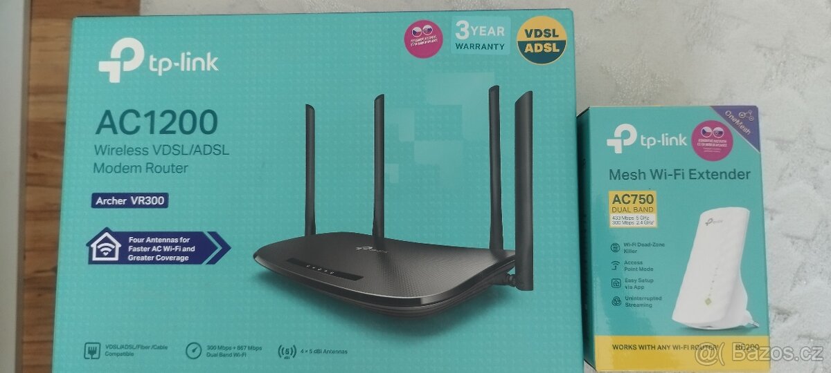 Archer VR300 + mesh Wi-Fi extender