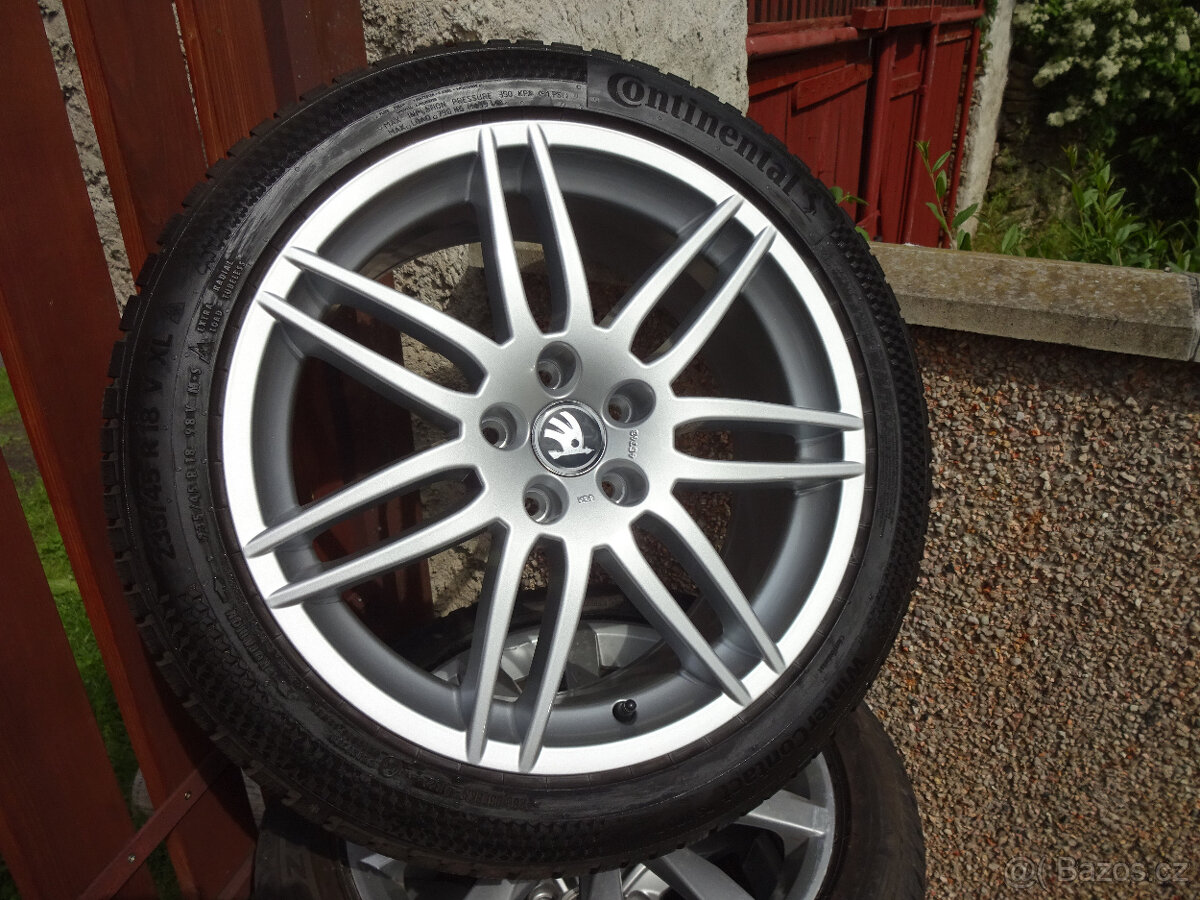 Superb III, Passat B8 - nová zimní alu kola 18" 5x112