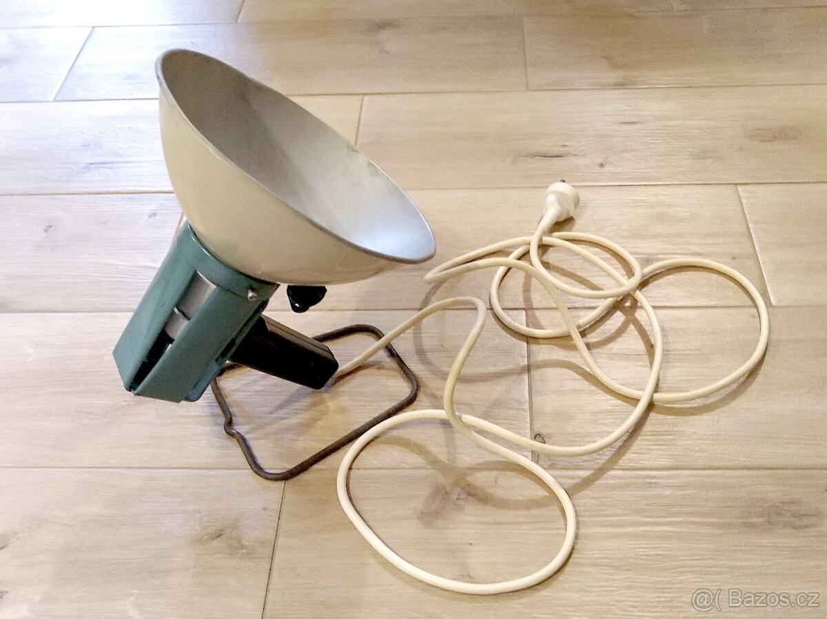 Plechová lampa FAX