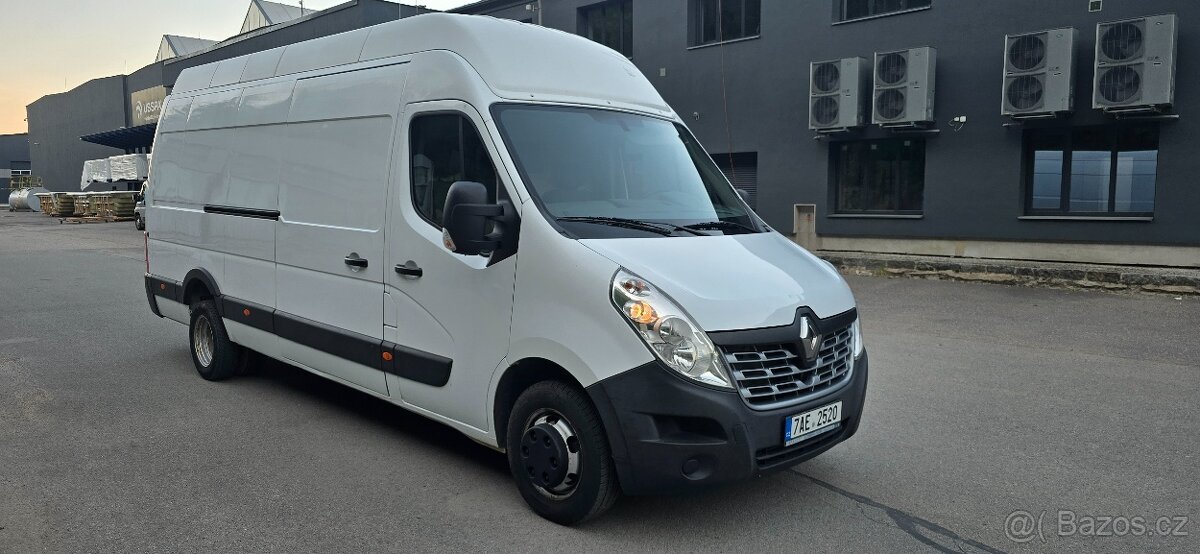 RENAULT MASTER MAXI TUPLÁKY 2.3 DCi 107KW MODEL 2017