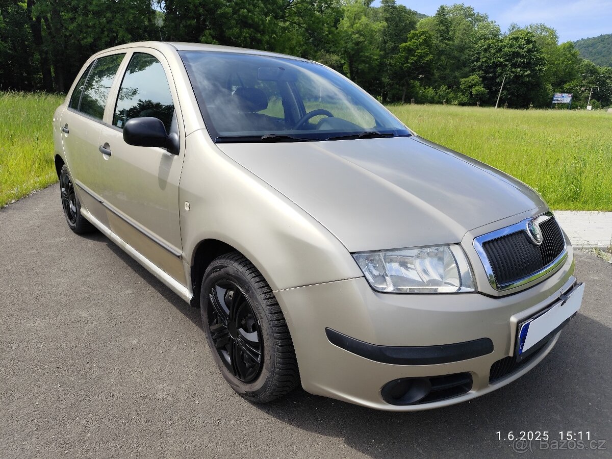Fabia 2005, tažné zařízení, platná STK, 1,2i 47Kw