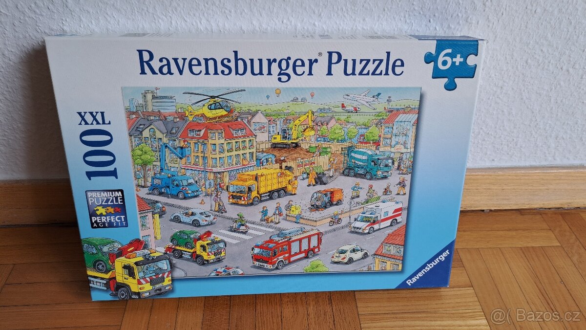 Puzzle Ravensburger 100 XXL - dopravní prostředky