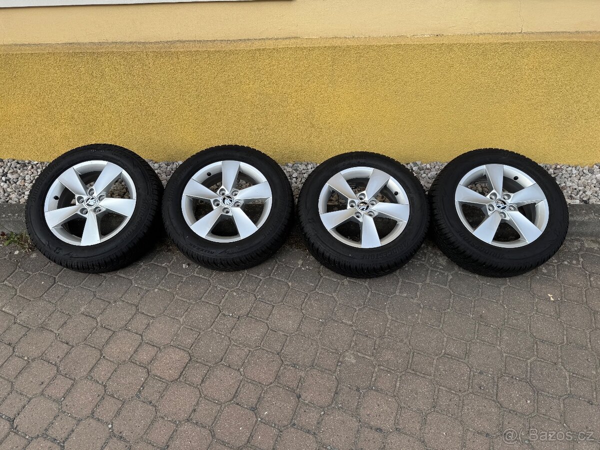 Alu 5x112 r15 zimní Bridgestone 185/65