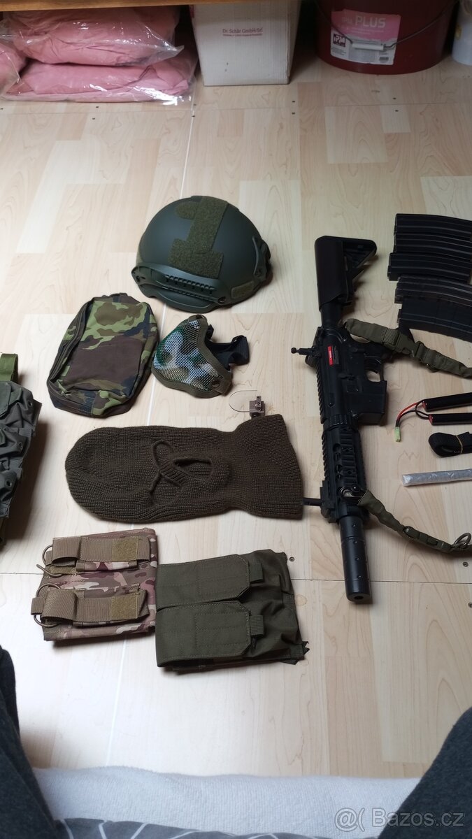 Airsoft sada + M4 Lt15