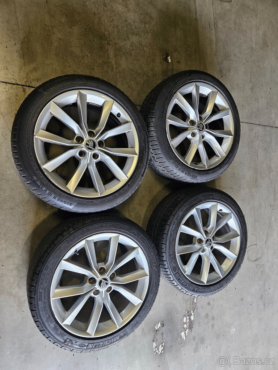 Zimní kompletní kola Modus Škoda Superb III