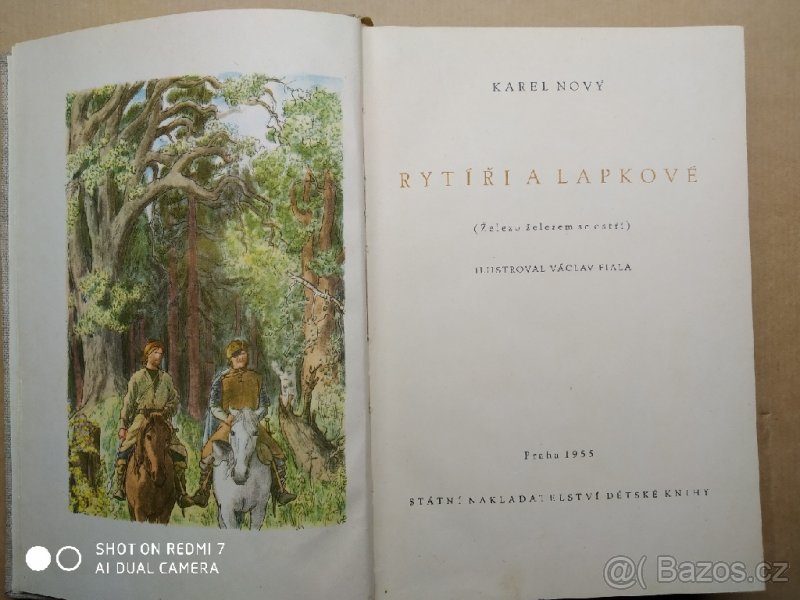 KNIHA "RYTÍŘI A LAPKOVÉ" - z r.1955