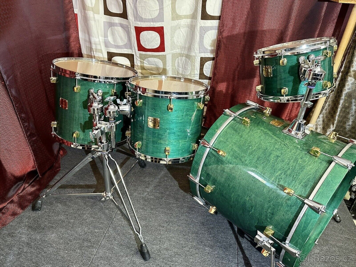 Bicí sada Yamaha Maple Custom Turquoise 22, 12, 14, 16" + k