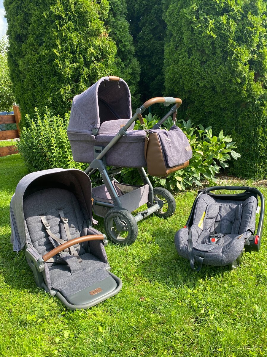 Kočárek ABC design trojkombinace