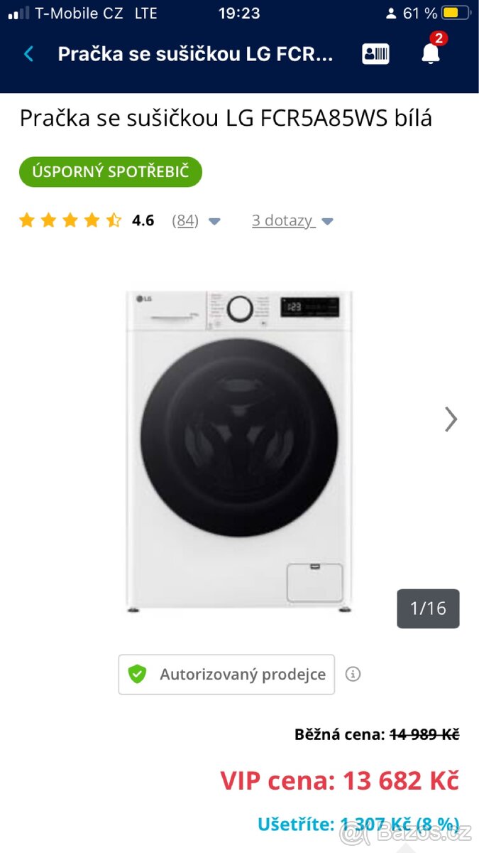 Pračka se sušičkou LG
