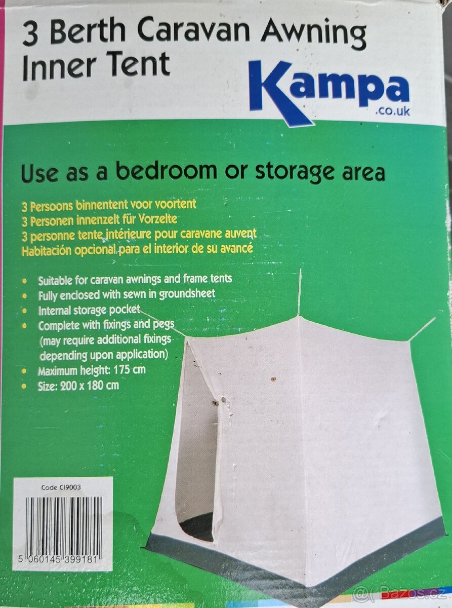 Závěsná ložnice do předstanu karavanu