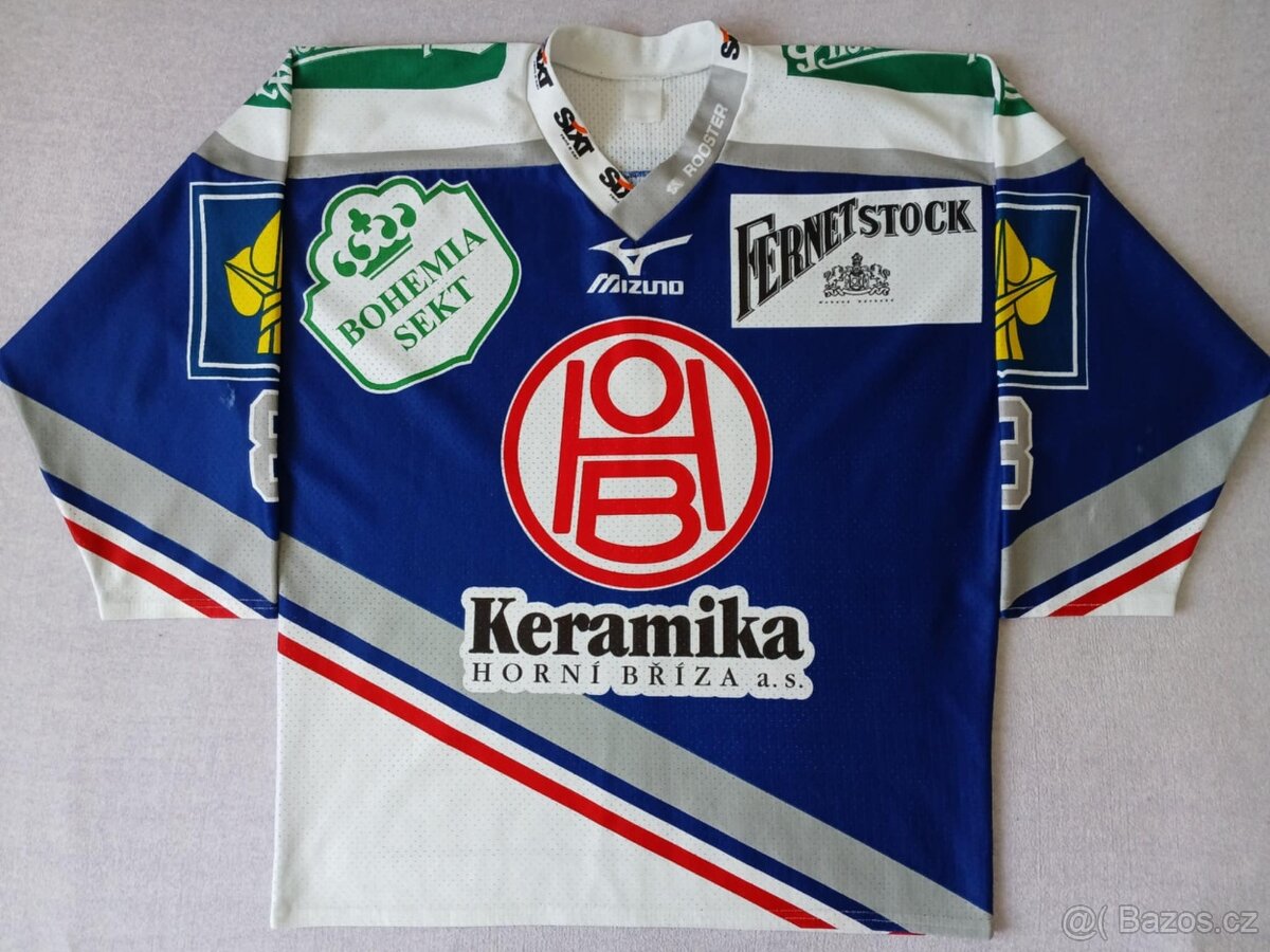 Hokejový dres HC Keramika Plzeň Jiří Hanzlík