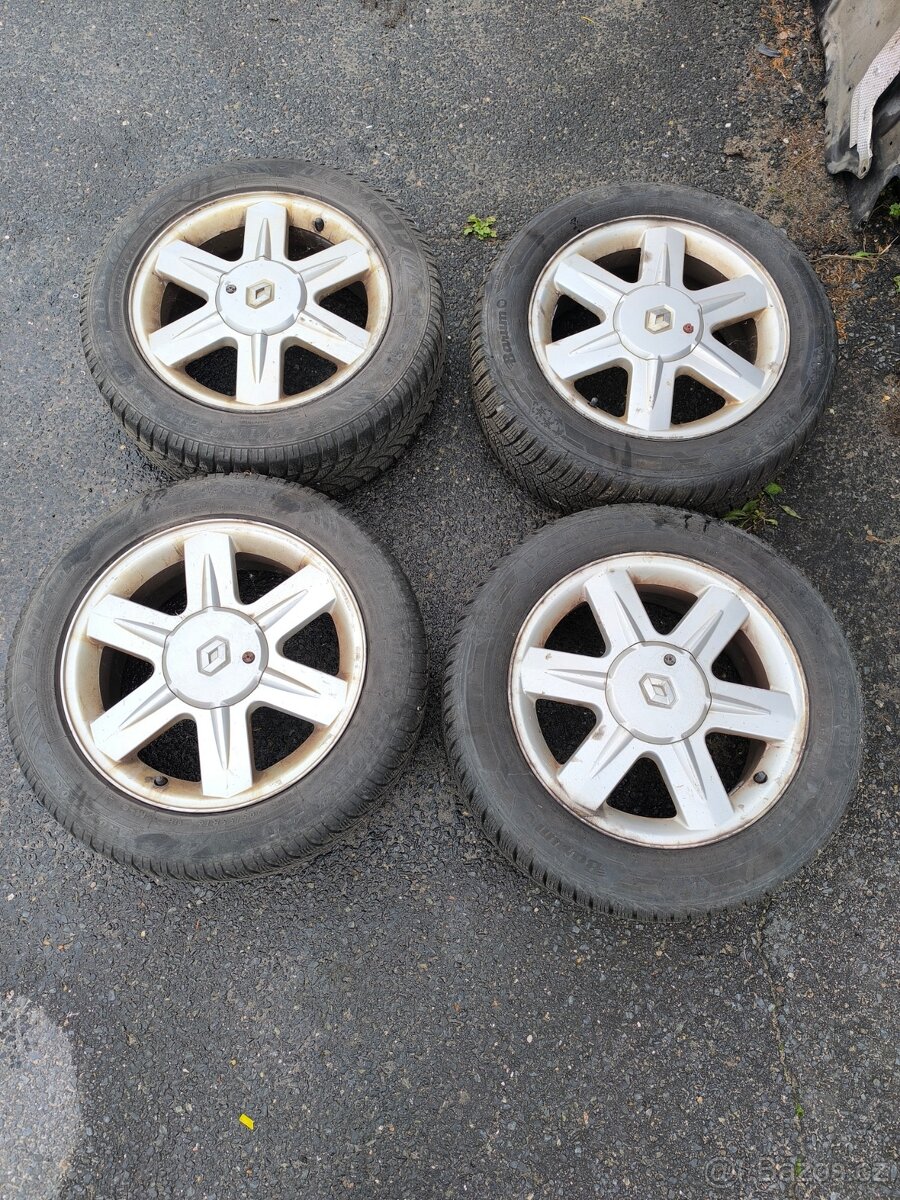 Original alu kola Renault R16 Sada Č.124