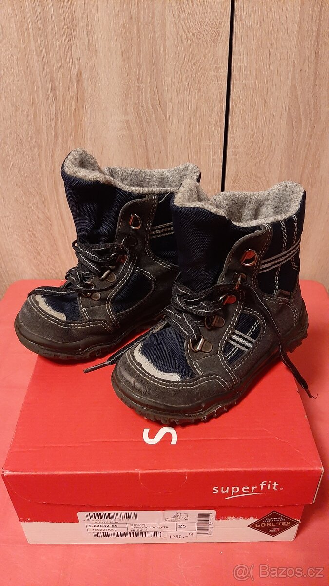 Dětské zdravotní zimní boty SuperFit vel. 25