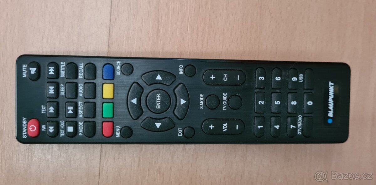 Prodám dálkový ovladač k televizi Blaupunkt