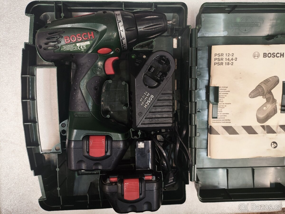 Akuvrtačka Boscz PSR 12-2 2x baterie