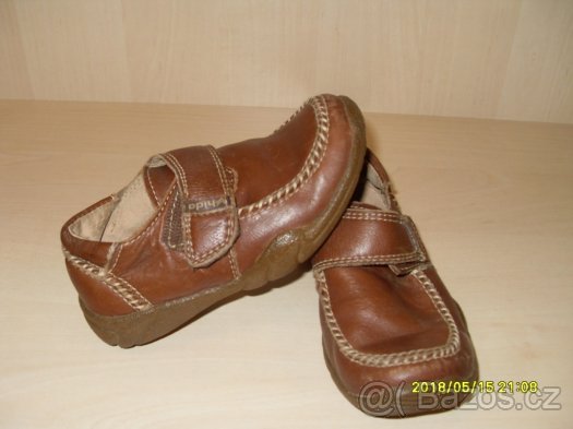 dětské kožené botičky VEL.24-25