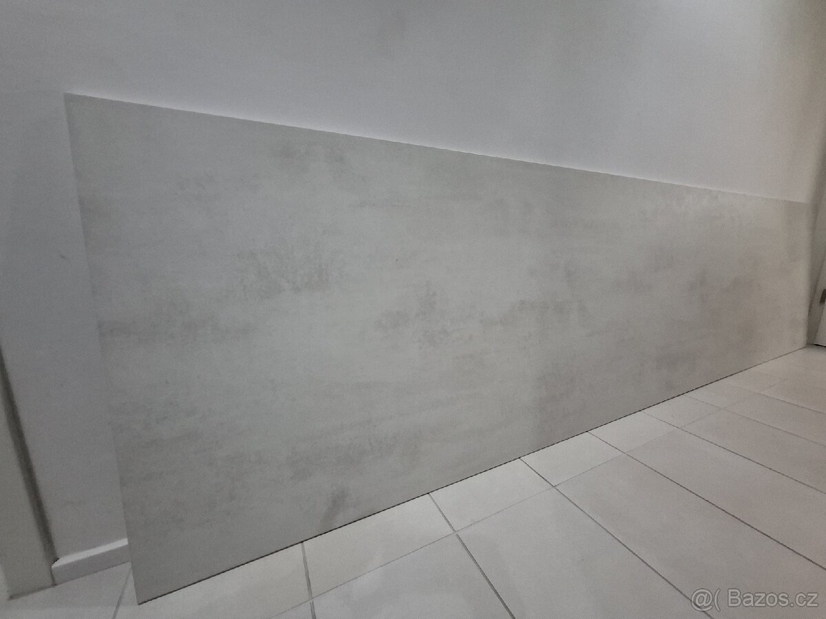 Pracovní deska Slim Line, Beton bílá imitace