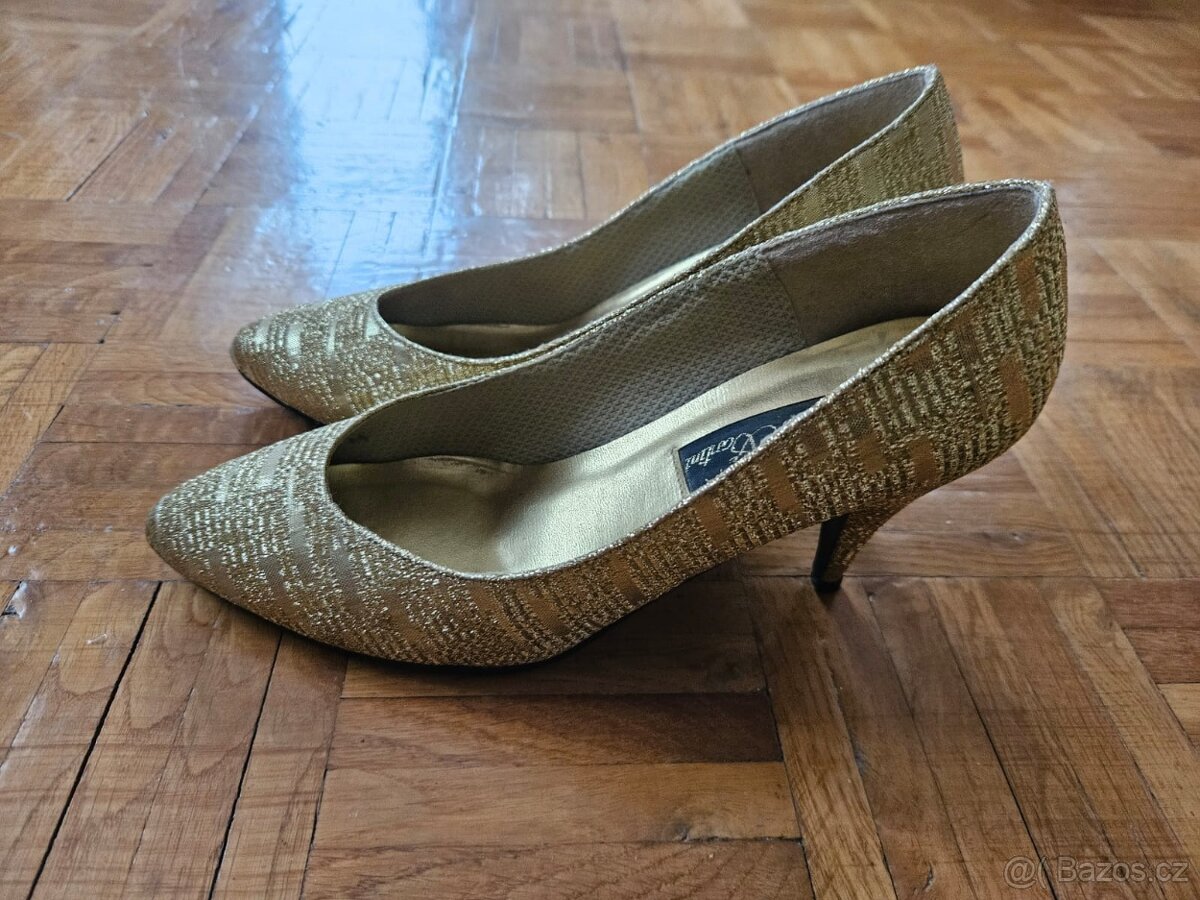 Nové kožené sandálky, lodičky vel.40,41, lodičky vel 40