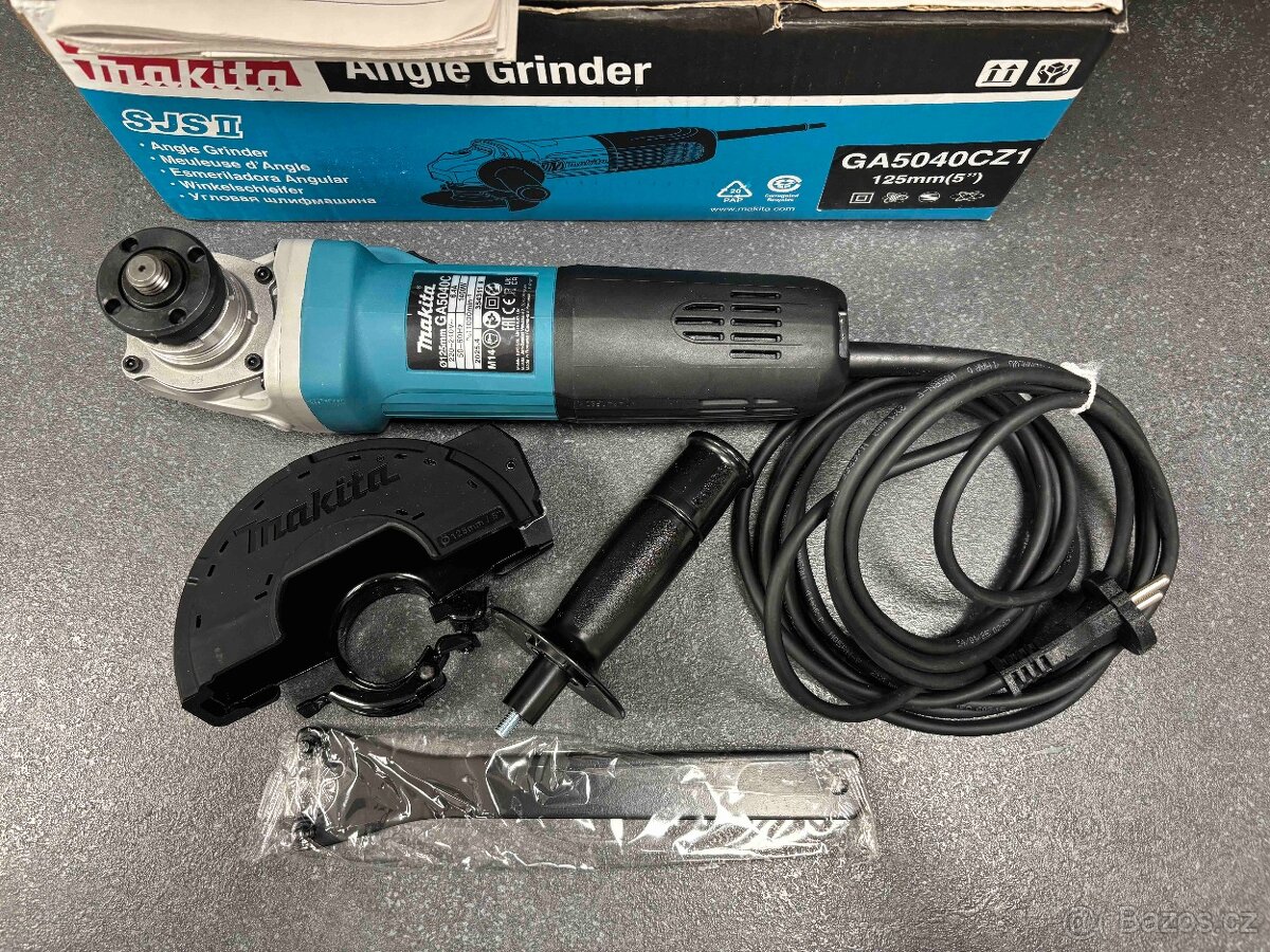 Úhlová bruska Makita GA5040CZ1, 125mm