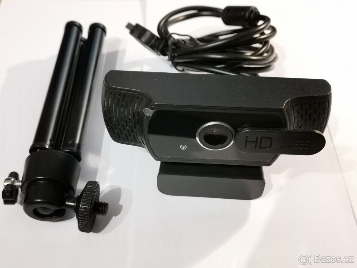 Webkamera 1080P s tripodem na LCD/samostatně, USB