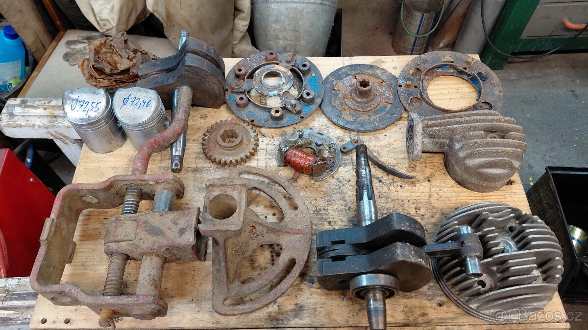 PF 62 - díly motoru