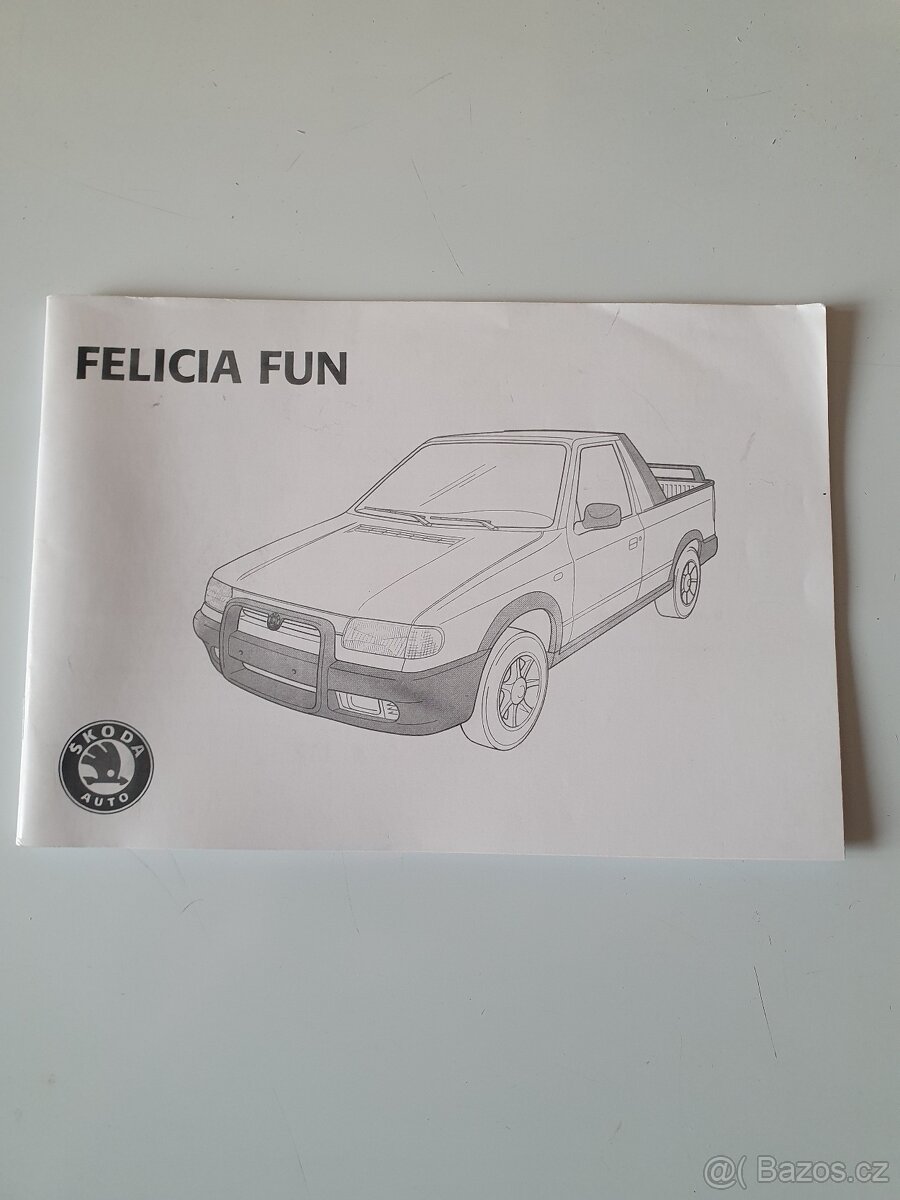 Prodam navod k obsluze Škoda Felicia FUN 1,6MPI