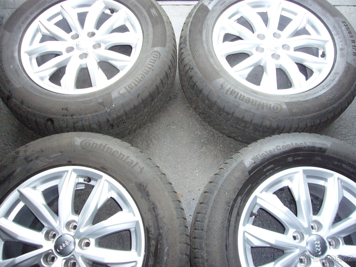 ALU KOLA orig.AUDI Q5 17" 5x112 7" et-34,stř.-66,6