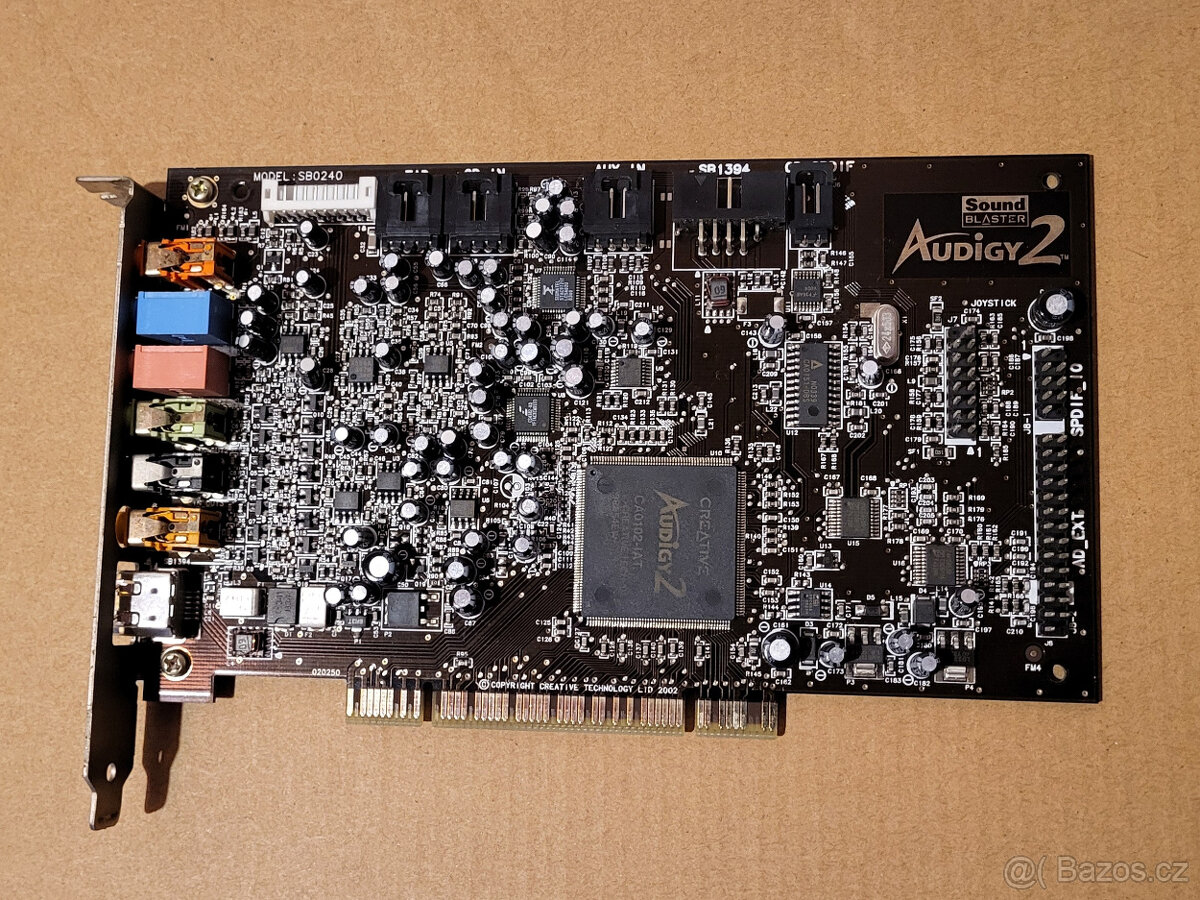 Zvuková karta Sound Blaster Audigy 2