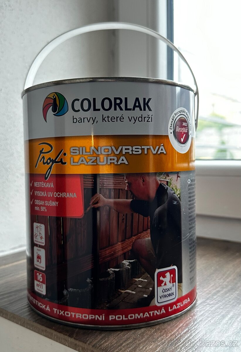 Profi silnovrstvá lazura Colorlak, 2.5 litr