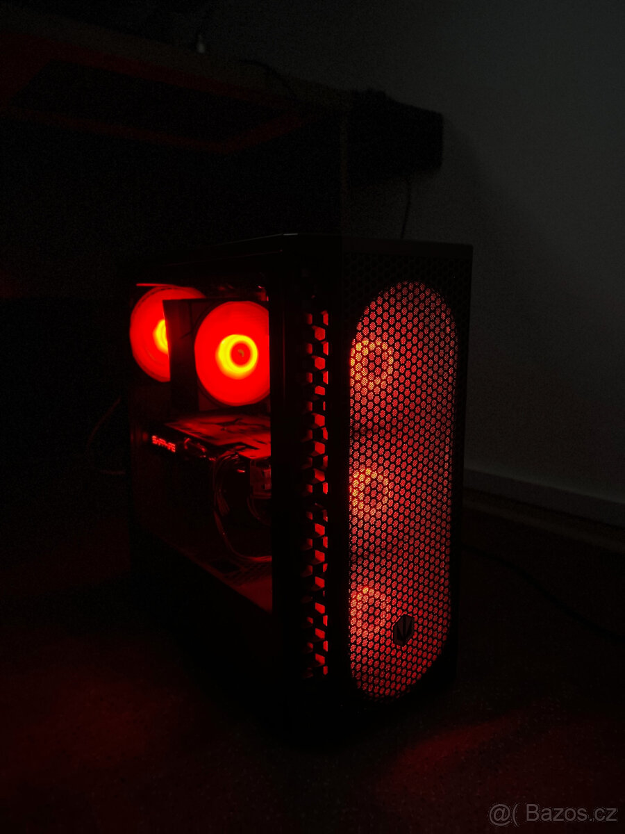 Herní herní PC, RX 5700XT, AMD 5 5500, 16GB RAM, 1TB, RGB