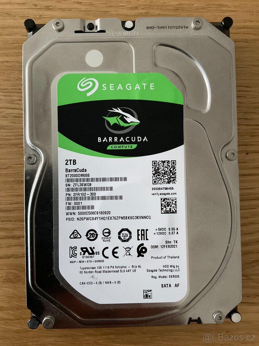 Seagate BarraCuda 2TB