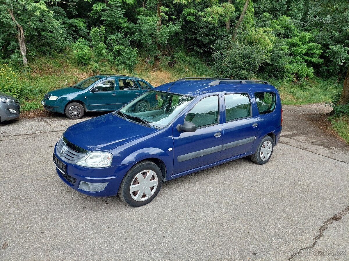 Dacia Logan 1.6MPi, 64kw, LPG, 7míst., rok 2009...