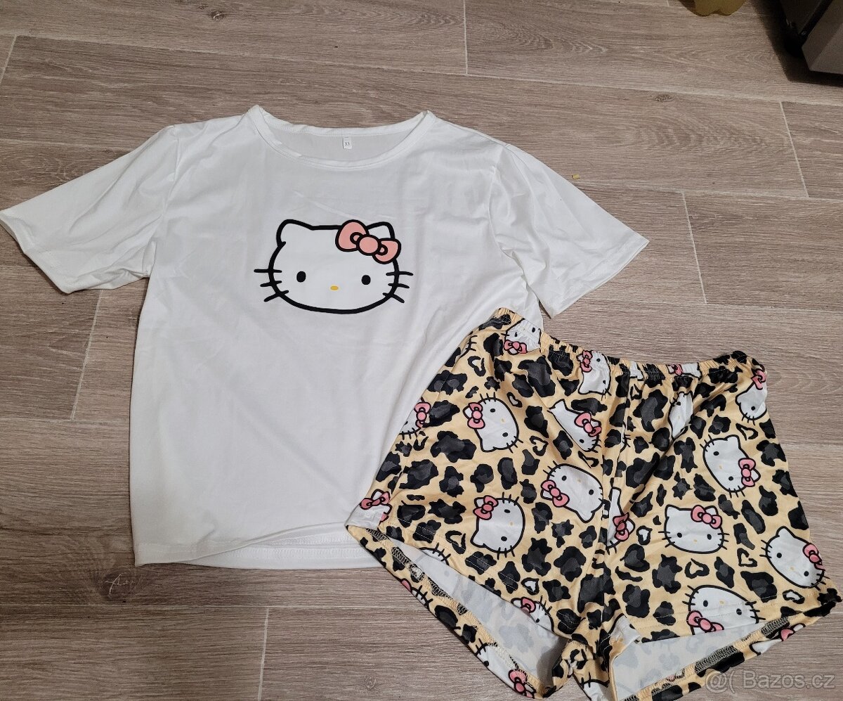 Nové pěkné letní pyžamo s Hello Kitty vel.XS