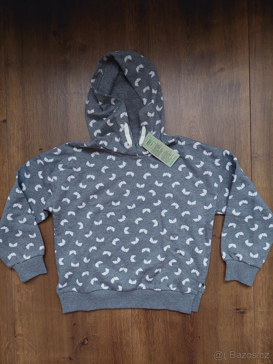 Benetton dívčí mikina nová, 130 cm, 7 let
