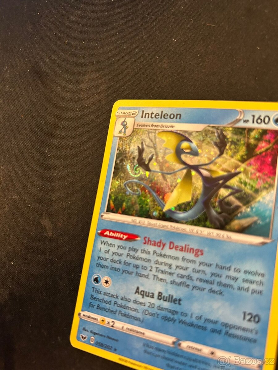 SWIRL Inteon 058/202 COSMOS HOLO Varianta Promo Pokémon