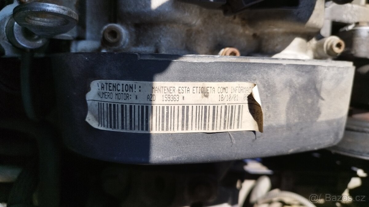 Motor 1.6 16v 75kw