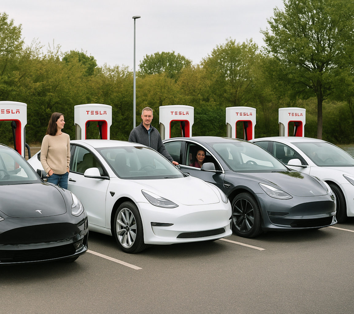 Řidič Tesla Taxi Praha